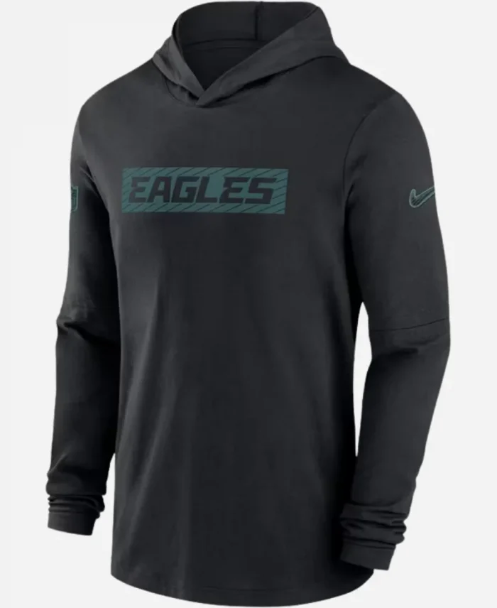Nike Philadelphia Eagles Sideline Pure Performance Long Sleeve Hoodie T-Shirt