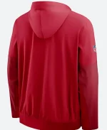 Nike San Francisco 49ers Sideline Red Hooded Anorak Jacket