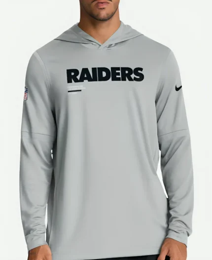 Nike Sideline Performance Las Vegas Raiders Hoodie T-Shirt