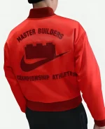 Nike x Lego Red Bomber Jacket For Sale