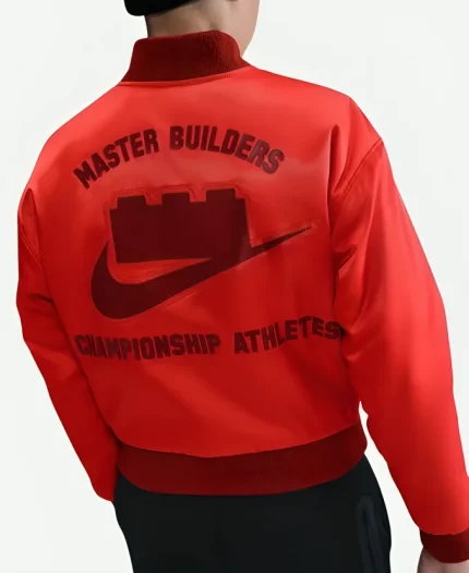 Nike x Lego Red Bomber Jacket For Sale
