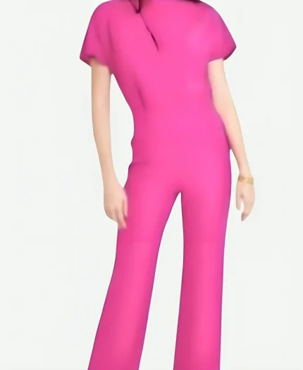 Nikki Newman The Young And The Restless Melody Thomas Scott Pink Drape Neck Jumpsuit