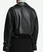 Nour Hammour Leather Dupe Jacket For Unisex