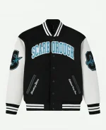 OVO Scarborough Shooting Stars Varsity Black And White Jacket