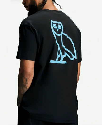 OVO X Scarborough Shooting Stars Runner Black T-Shirt
