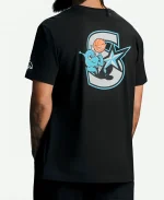 OVO X Scarborough Shooting Stars Varsity O Black T-Shirt For Sale