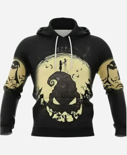 The Nightmare Before Christmas Halloween Oogie Boogie Black Spooky Hoodie