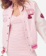 PINK x LoveShackFancy Varsity Jacket