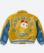 Palace X Doraemon Fall 2025 Drop 1 X Avirex Leather Jacket For Sale