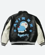 Palace X Doraemon X Avirex Leather Jacket For Sale