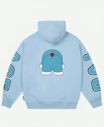 Palace x Doraemon Pullover Hoodie Sweatshirt