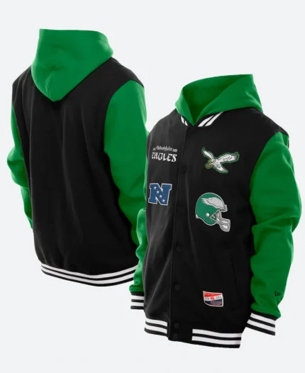 Philadelphia Eagles New Era Varsity Jacket