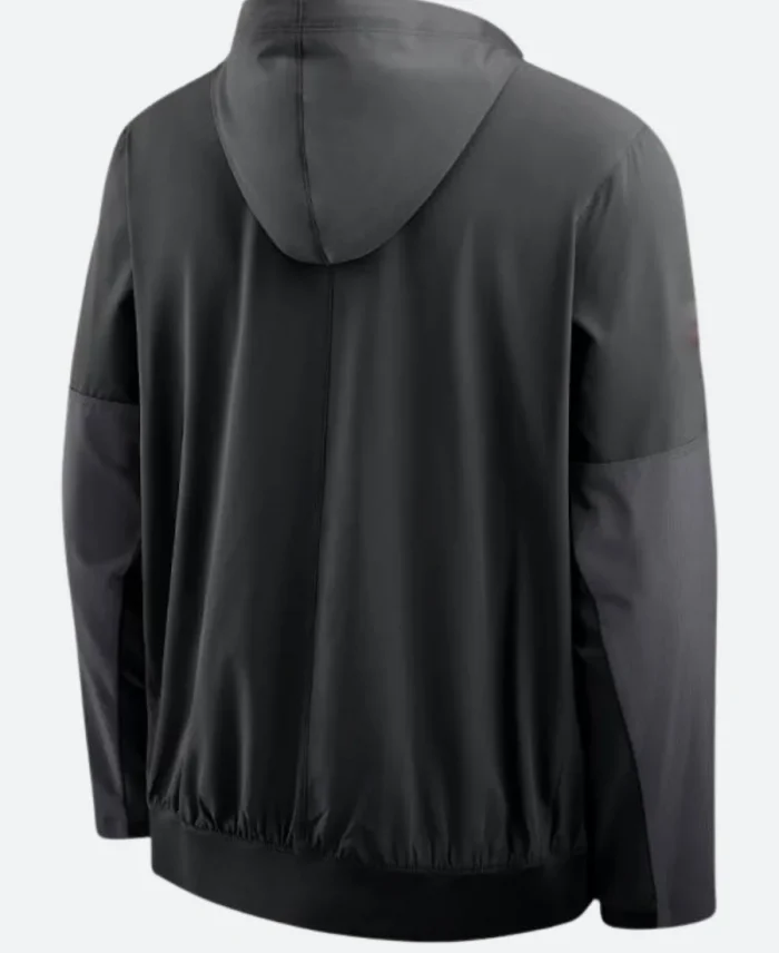 Pittsburgh Steelers Black Hooded Anorak Jacket For Unisex