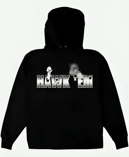 Pop Smoke Vlone Pullover Black Hoodie