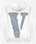 Pop Smoke Vlone White Hoodie For Sale