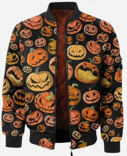 Pumpkin Bomber Jacket