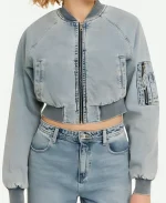 Pushers S01 Rosie Jones Cropped Denim Jacket
