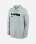 Raiders Sideline Performance Long Sleeve Hoodie T-Shirt