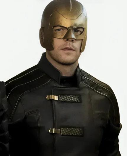 Ray Terril Crisis on Earth X Russell Tovey Black Leather Jacket