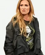 Rebecca Quin WWE Raw 2025 Black Track Jacket