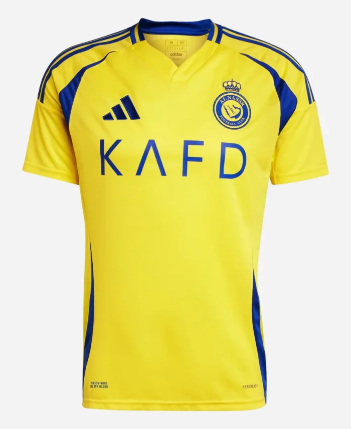 Ronaldo 7 Al Nassr Home 2425 Yellow Jersey