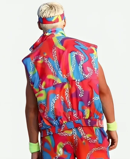 Ryan Gosling Movie Barbie 2023 Ken Multi-Color Sleeveless Suit