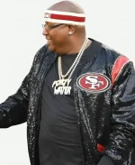 San Francisco 49ers E-40 Niner Gang Black Sequin Jacket
