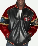 San Francisco 49ers Leather Jacket