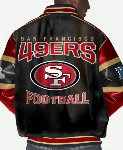 San Francisco 49ers Leather Jacket For Unisex