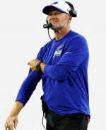 Sean McDermott Preseason 2025 Bills Blue Sweatshirt
