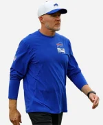 Sean McDermott Preseason 2025 Buffalo Bills Blue Sweatshirt For Sale