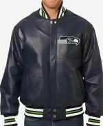 Seattle Seahawks Leather Jacket for Sale