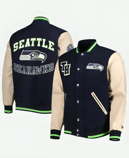 Seattle Seahawks Varsity Blue Jacket
