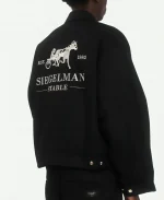 Siegelman Racing Stable Black Embroidered Coaches Jacket