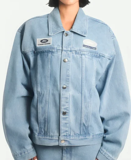 Siegelman Stable Ford Blue Denim Jacket For Sale