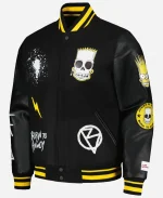 Simpsons Black Varsity Jacket