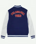 Sixers Varsity Jacket For unisex