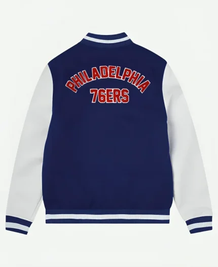Sixers Varsity Jacket For unisex