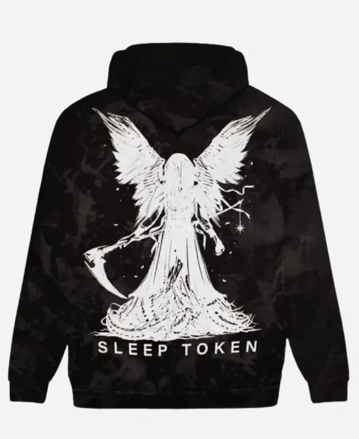 Sleep Token Reaper Angel Tie Dye Hoodie For Sale