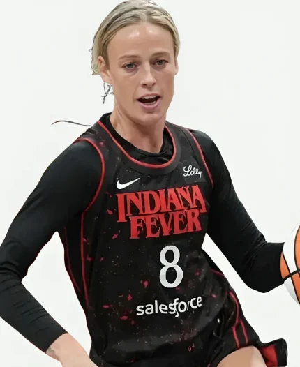 Sophie Cunningham Indiana Fever Stranger Things Black Jersey