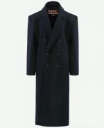 Source Unknown Grandpa Blue Wool Coat
