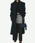 Source Unknown Grandpa Blue Wool Coat For Sale