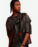 Spider-Man Across the Spider-Verse Spider-Punk Leather Vest For Sale