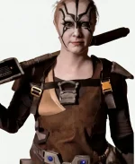 Star Trek Beyond Jaylah Leather Black And Brown Vest