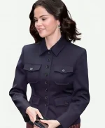 Street Style 2025 Selena Gomez Black Jacket
