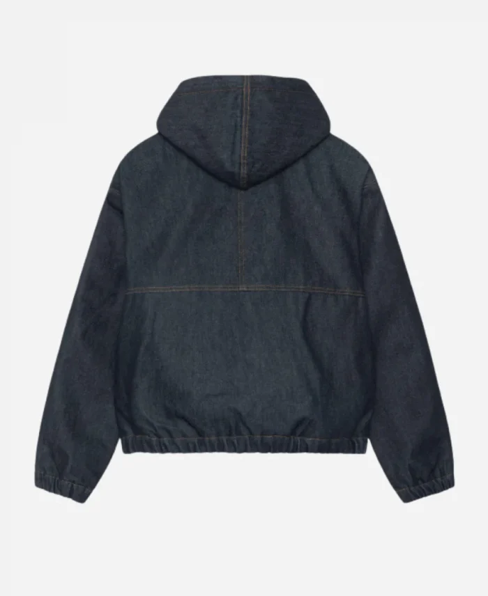 Stussy Insulated Raw Denim Work Jacket For Sale