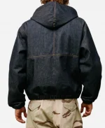 Stüssy Raw Blue Denim Hooded Workwear Jacket 