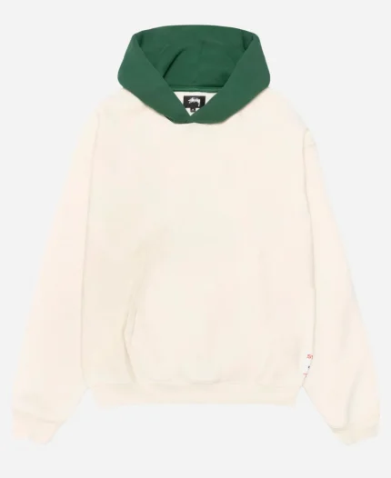 Stussy Two Tone Pullover Hoodie For Sale