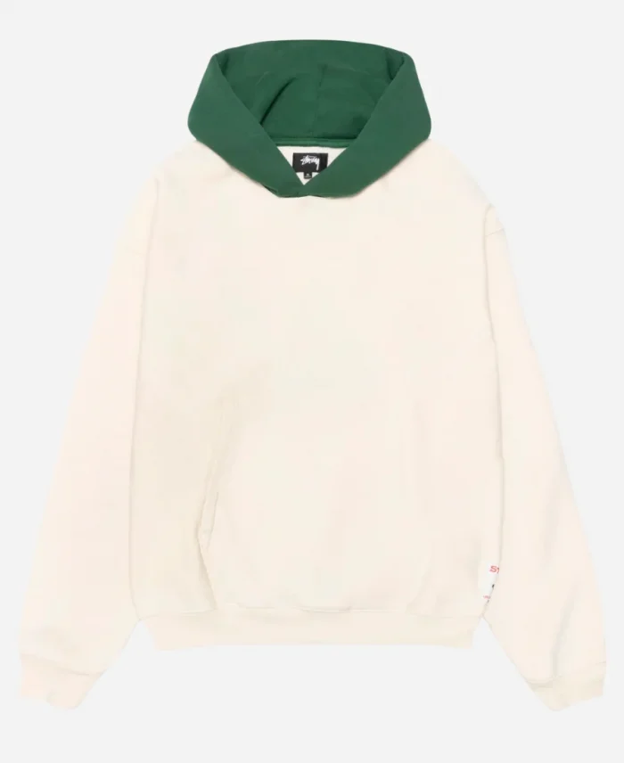 Stussy Two Tone Pullover Hoodie For Sale