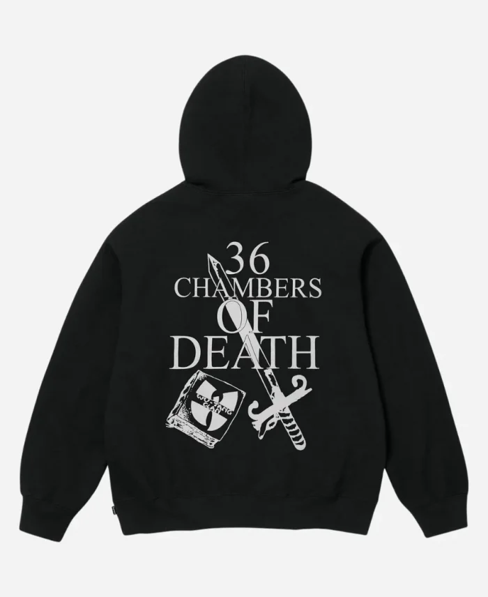 Supreme Wu-Tang Clan Black Pullover Hoodie For Unisex